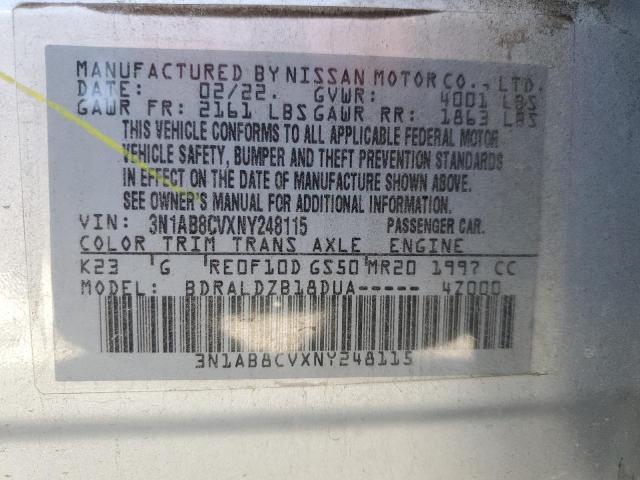 2022 NISSAN SENTRA SV #3298312131