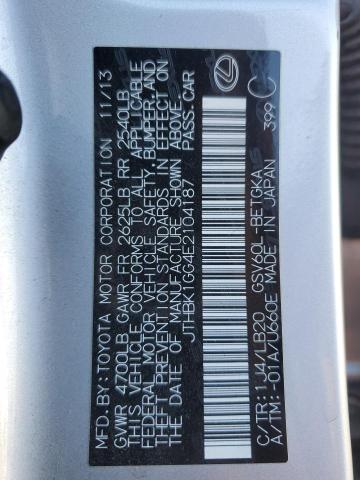 2014 LEXUS ES 350 - JTHBK1GG4E2104187