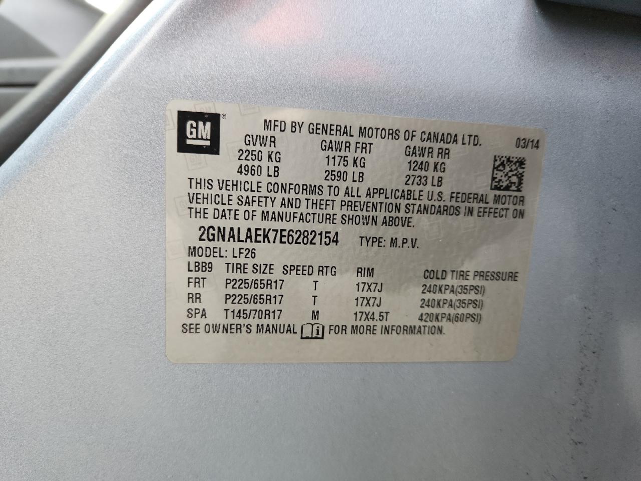 CHEVROLET EQUINOX LS