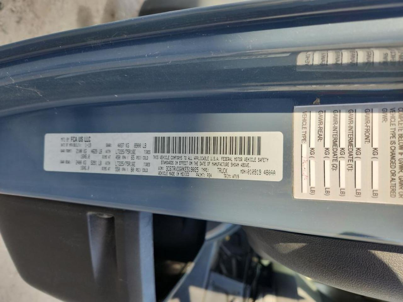 RAM PROMASTER 2500 HIGH