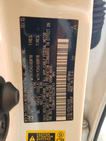 2016 TOYOTA HIGHLANDER LE 5TDBKRFH1GS238743