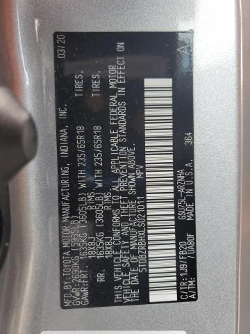 2020 TOYOTA HIGHLANDER - 5TDBZRBHXLS021011