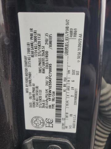 2019 FORD F150 SUPER - 1FTEW1E55KFC70095