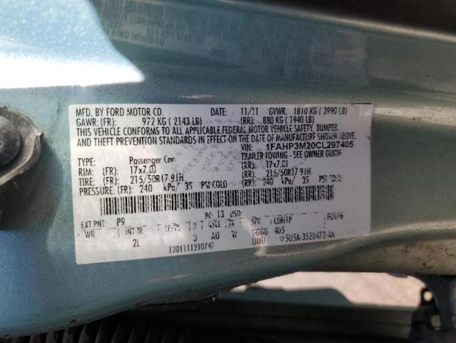 2012 FORD FOCUS SEL #3308375373