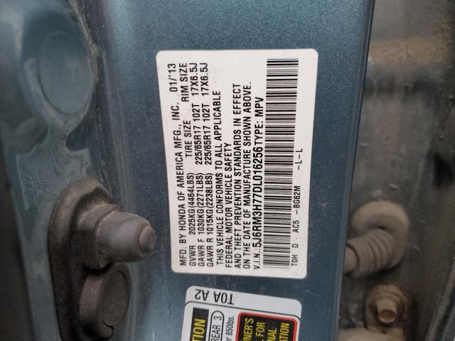 2013 HONDA CR-V EXL - 5J6RM3H77DL016256