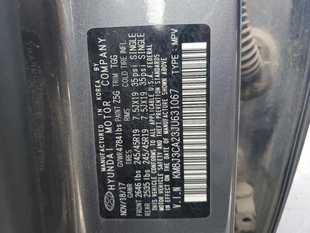 2018 HYUNDAI TUCSON VAL KM8J3CA23JU631067