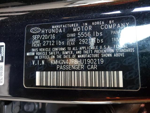 2017 GENESIS G80 ULTIMA KMHGN4JF8HU190219