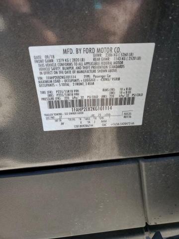 2019 FORD TAURUS SEL - 1FAHP2E82KG101114