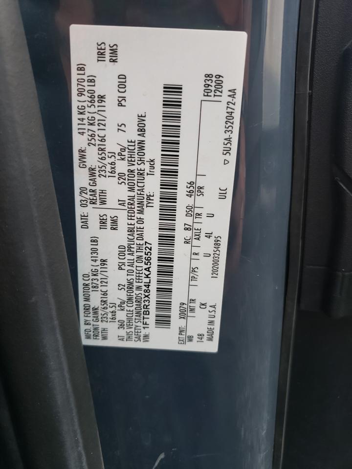 Lot #3304549464 2020 FORD TRANSIT T-