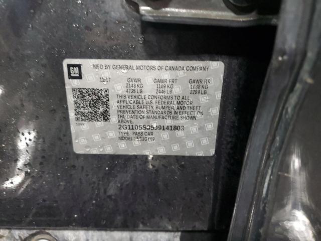 2018 CHEVROLET IMPALA LT #3287647009