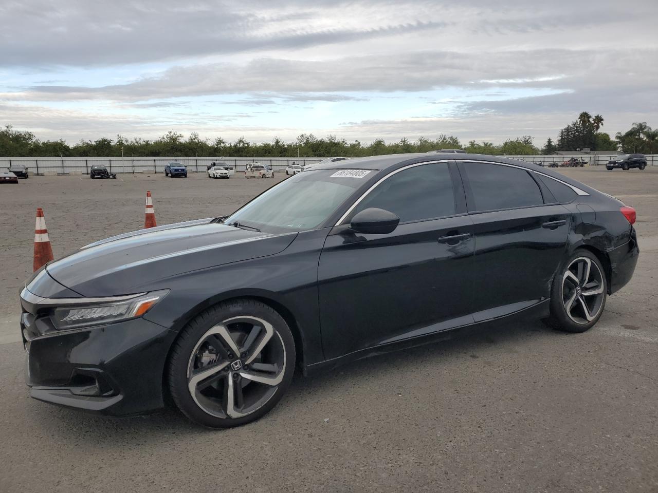 Lot #3312734187 2021 HONDA ACCORD SPORT