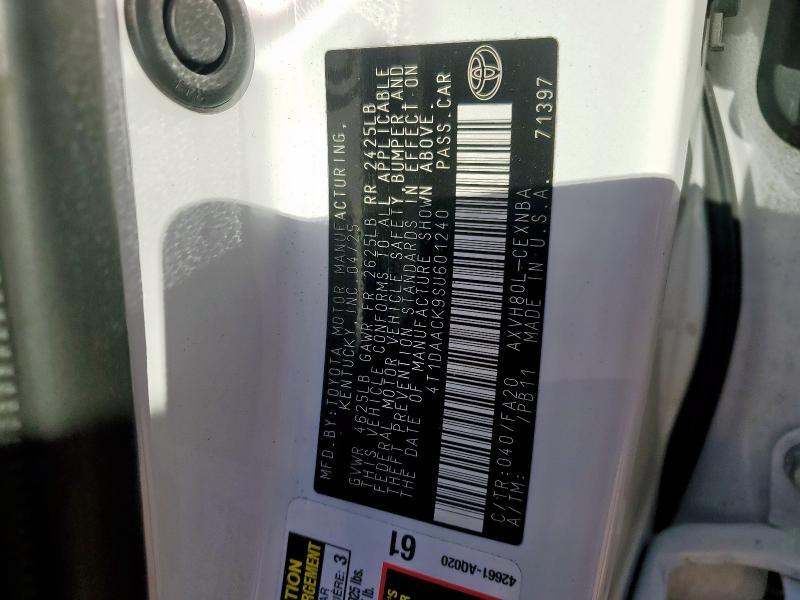 2025 TOYOTA CAMRY XSE - 4T1DAACK9SU601240