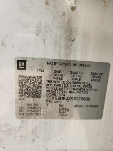 2019 GMC YUKON XL D #3282702295