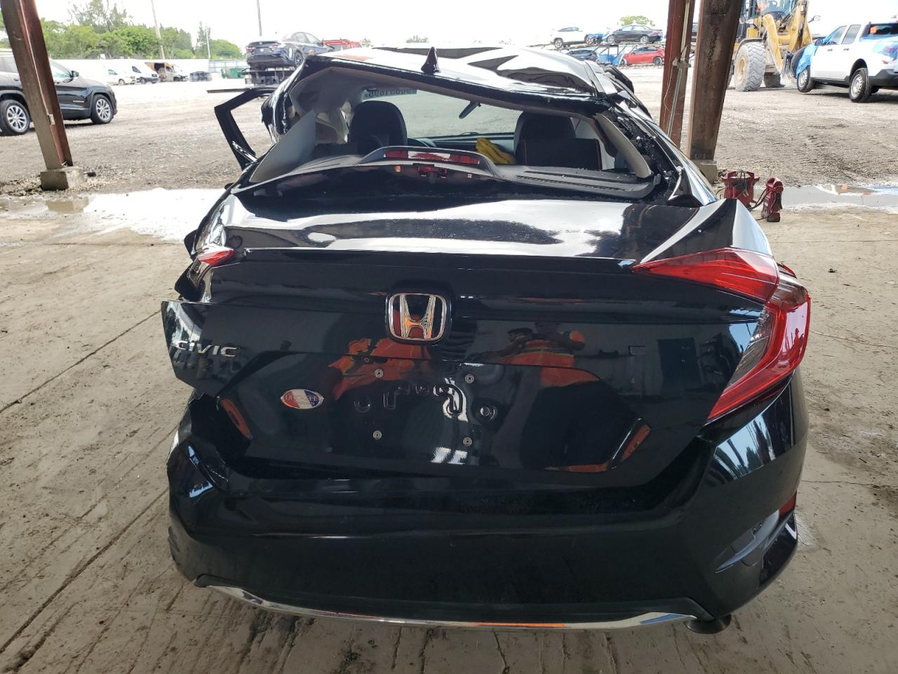 Lot #3301827347 2021 HONDA CIVIC EX