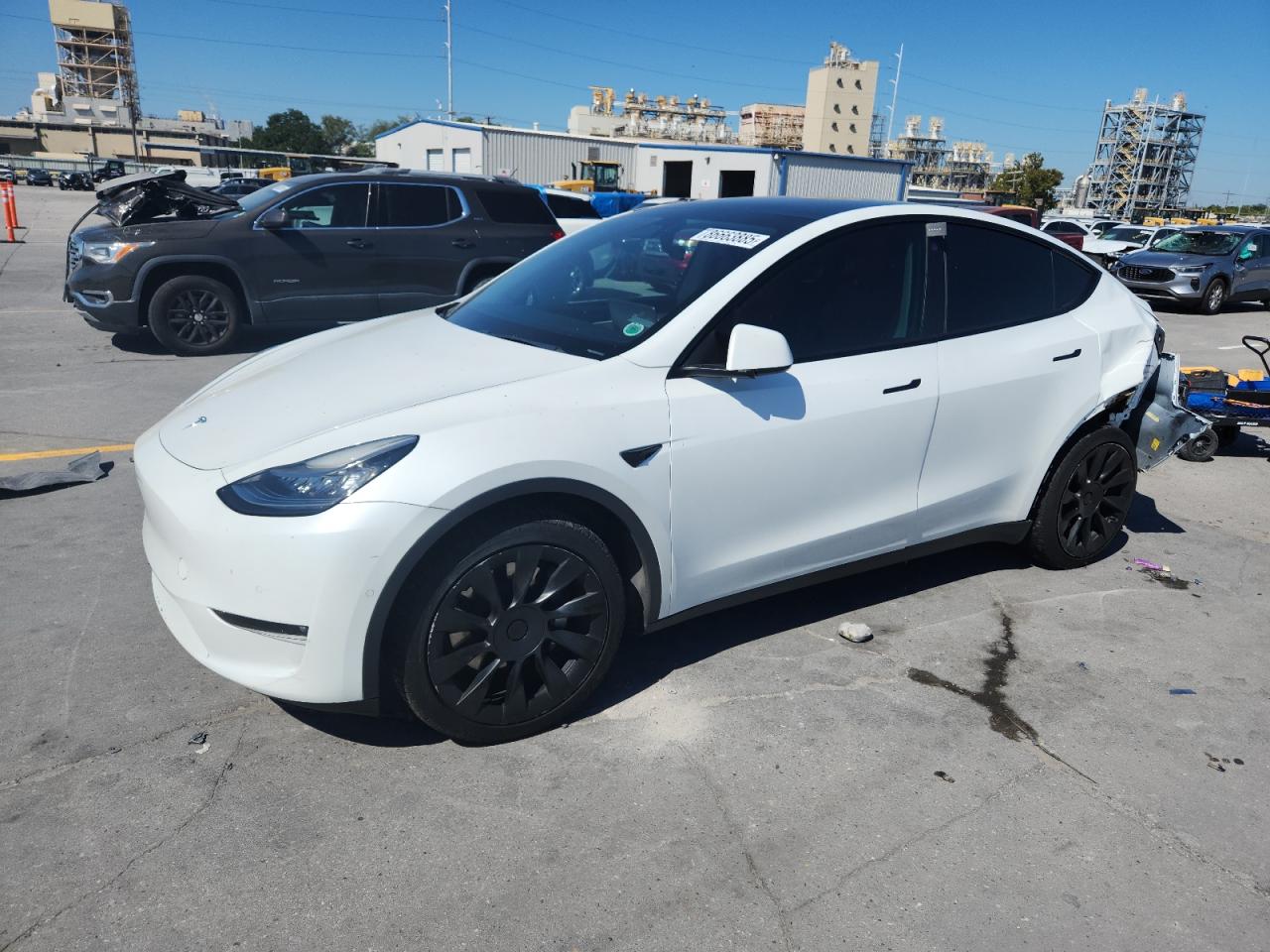 Lot #3283985853 2021 TESLA MODEL Y