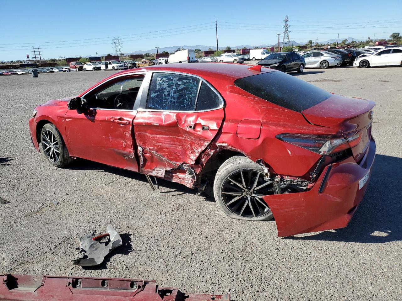 Lot #3309400974 2021 TOYOTA CAMRY SE