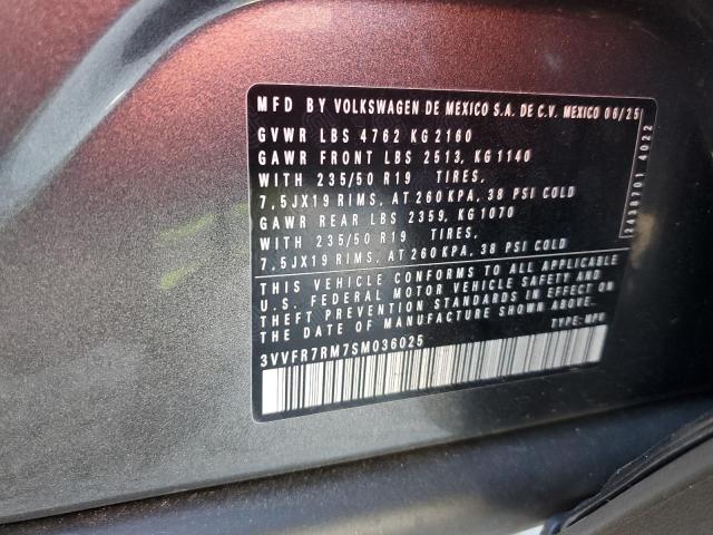 2025 VOLKSWAGEN TIGUAN SE #3296952848