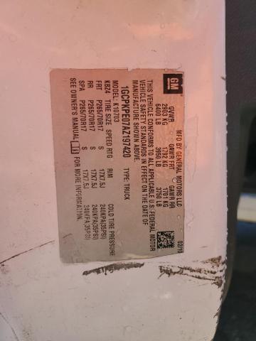 2010 CHEVROLET SILVERADO - 1GCPKPE07AZ197420