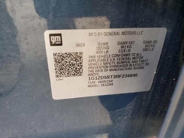 2024 CHEVROLET MALIBU LT - 1G1ZD5ST3RF234846