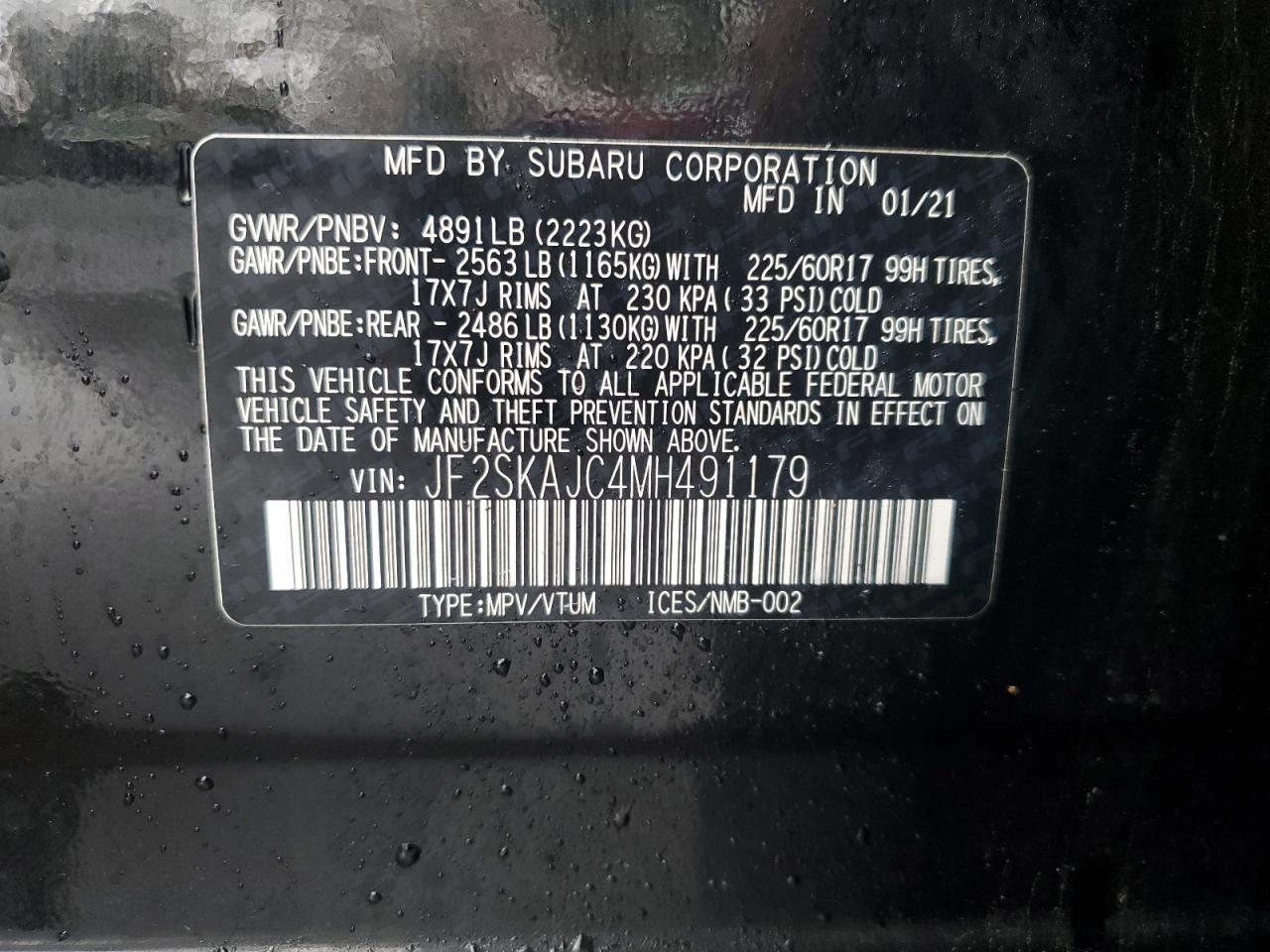 SUBARU FORESTER PREMIUM