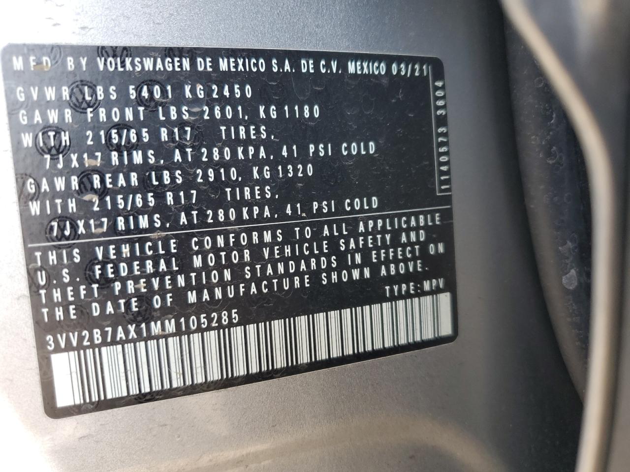 VOLKSWAGEN TIGUAN SE