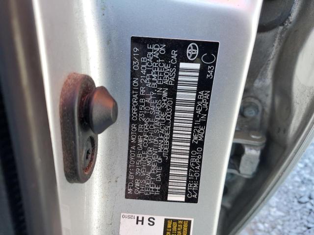 2020 TOYOTA COROLLA LE - JTDEBRBE5LJ003701