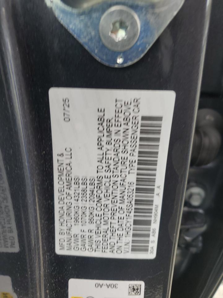 Lot #3302718024 2025 HONDA ACCORD SE