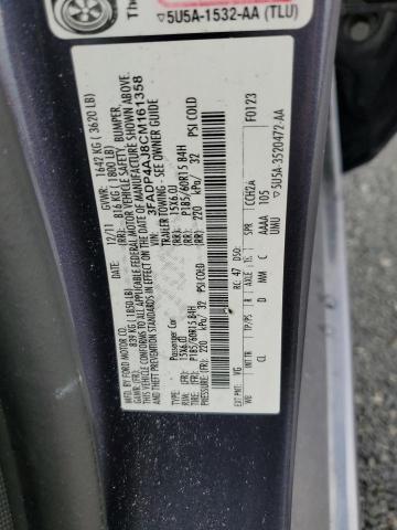 2012 FORD FIESTA S - 3FADP4AJ8CM161358