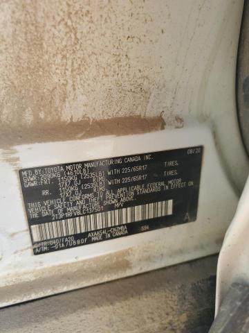 2020 TOYOTA RAV4 XLE 2T3P1RFV8LC137501