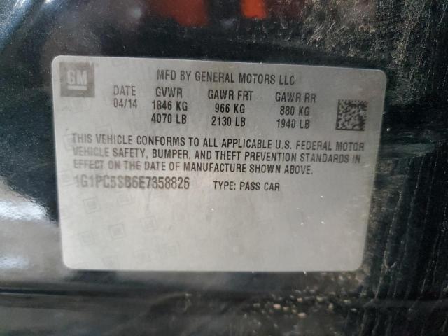 2014 CHEVROLET CRUZE LT #3262263977