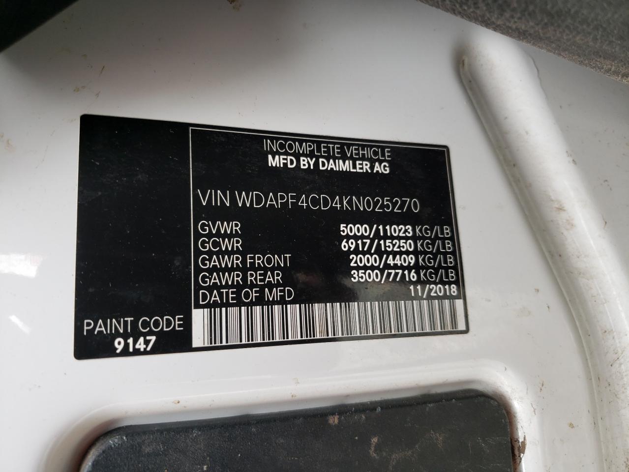 MERCEDES-BENZ SPRINTER 3500/4500