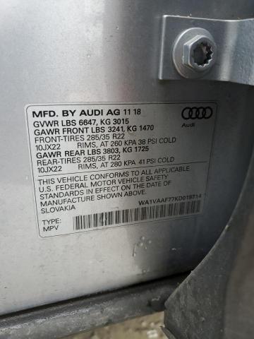 2019 AUDI Q7 PRESTIG #3292420583