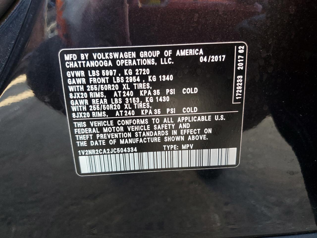 VOLKSWAGEN ATLAS SEL PREMIUM