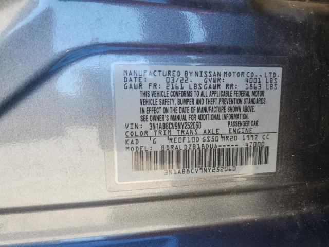 2022 NISSAN SENTRA SV #3286568157