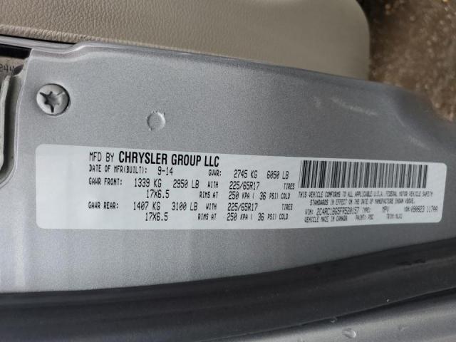 2015 CHRYSLER TOWN & COU - 2C4RC1BG5FR520157