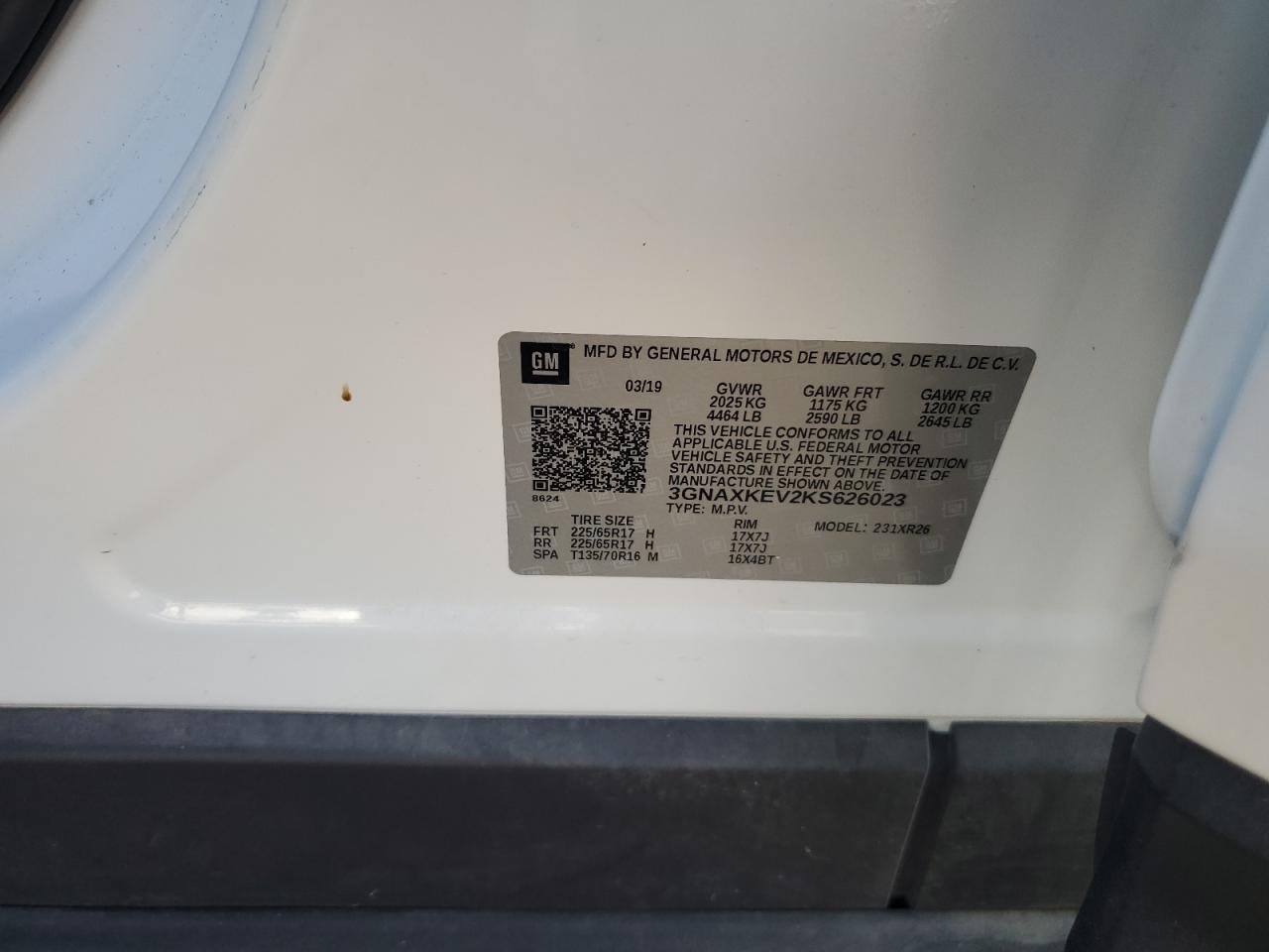 CHEVROLET EQUINOX LT