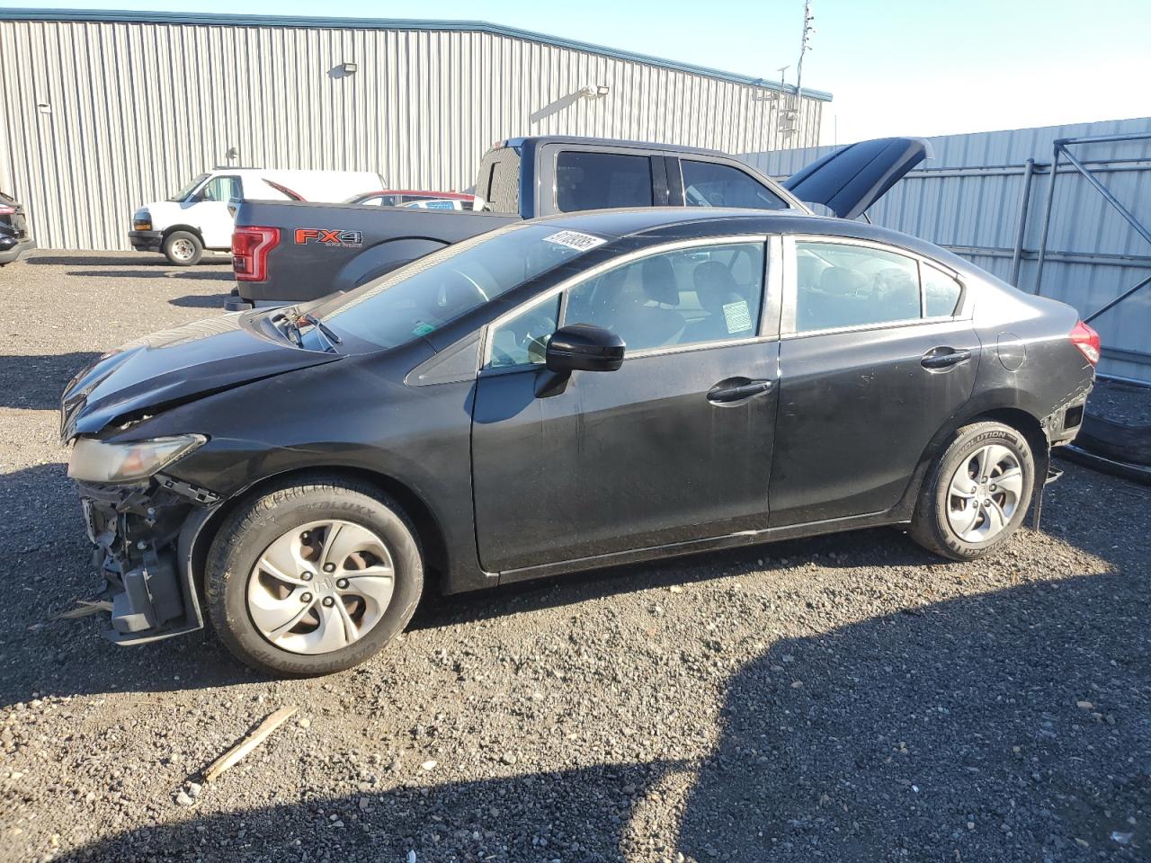 Lot #3286660291 2014 HONDA CIVIC LX