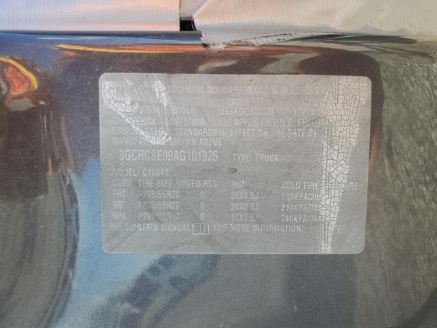 2010 CHEVROLET SILVERADO - 3GCRCSE09AG101926