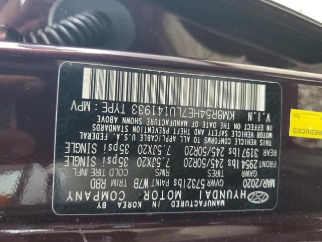 2020 HYUNDAI PALISADE L - KM8R54HE7LU141933