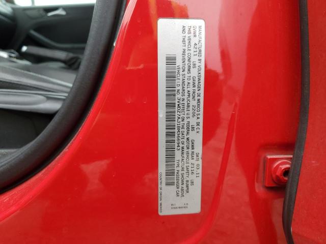 2011 VOLKSWAGEN JETTA SE - 3VWDZ7AJ1BM366943