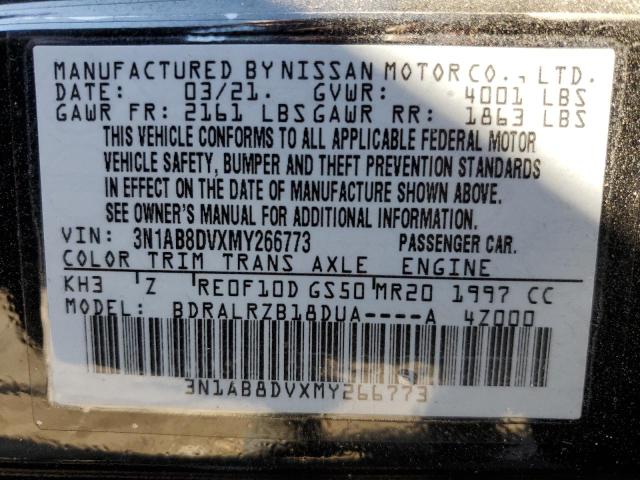 2021 NISSAN SENTRA SR #3286717291