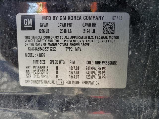 2013 BUICK ENCORE - KL4CJASB4DB211222