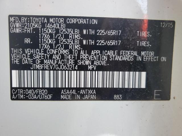 2016 TOYOTA RAV4 LE - JTMBFREV7GJ063214