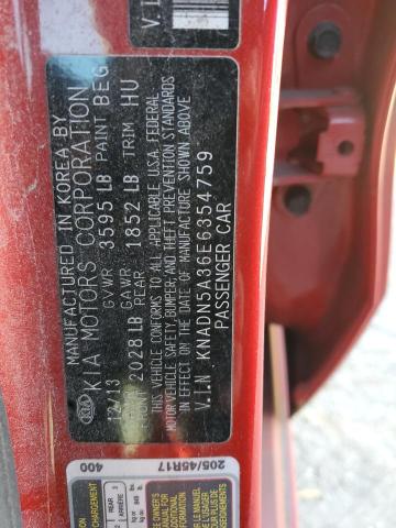 2014 KIA RIO EX - KNADN5A36E6354759