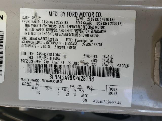 2019 LINCOLN MKZ #3294586051