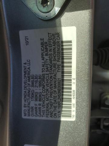 2022 HONDA CIVIC LX - 19XFL2H53NE000621