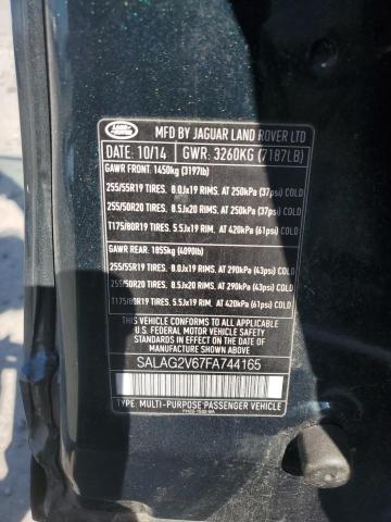 2015 LAND ROVER LR4 HSE SALAG2V67FA744165