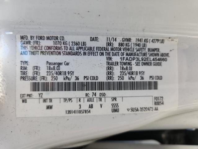 2014 FORD FOCUS ST #3286935798