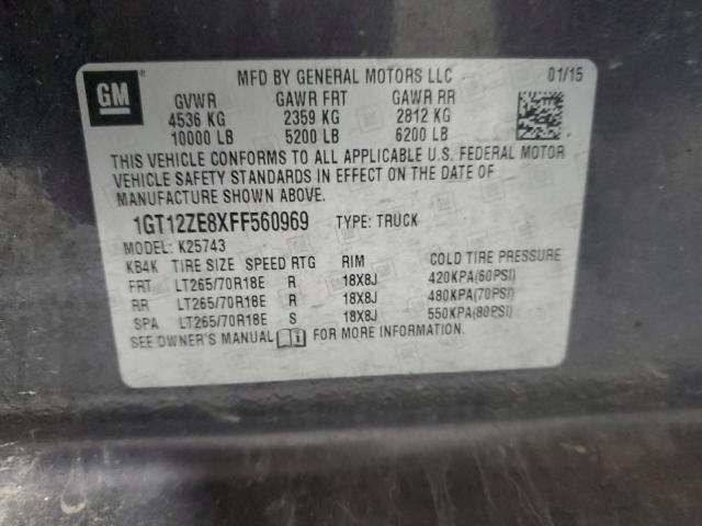 2015 GMC SIERRA K25 - 1GT12ZE8XFF560969