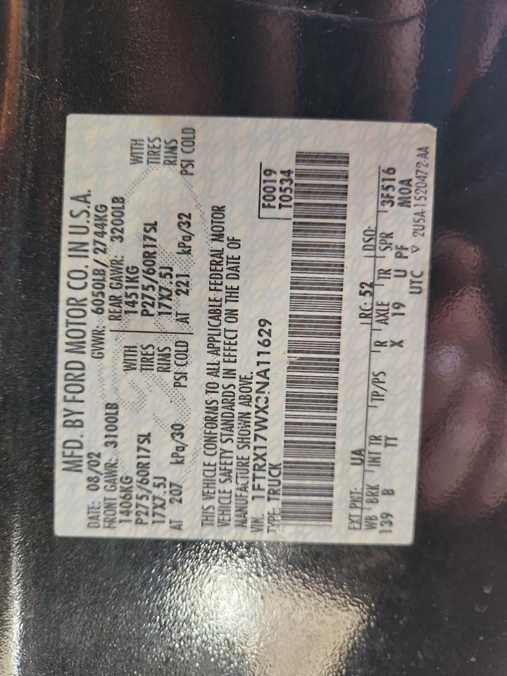 Lot #3296939897 2003 FORD F150